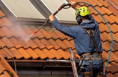 Démoussage et hydrofuge de toiture à Sancy